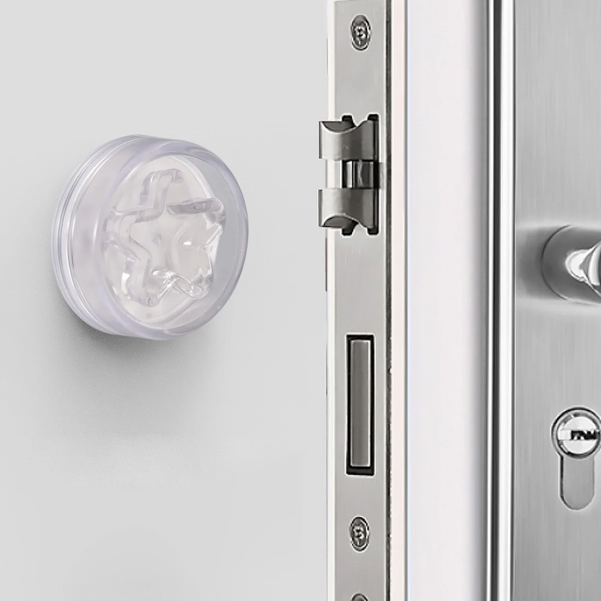

8pcs Door Stopper Bumper Self-Adhesive Wall Protector For Door Knob Anti-Collision Guard Table Corner Cabinet Refrigerator