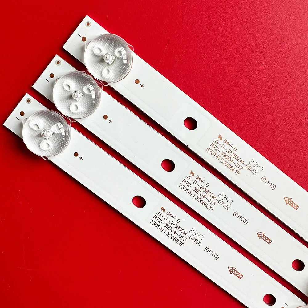 3/18 قطعة LED قطاع للتلفزيون JS-D-JP385DM-062EC JS-D-JP385DM-071EC 38DM1000 39S1A 39L1 39L3