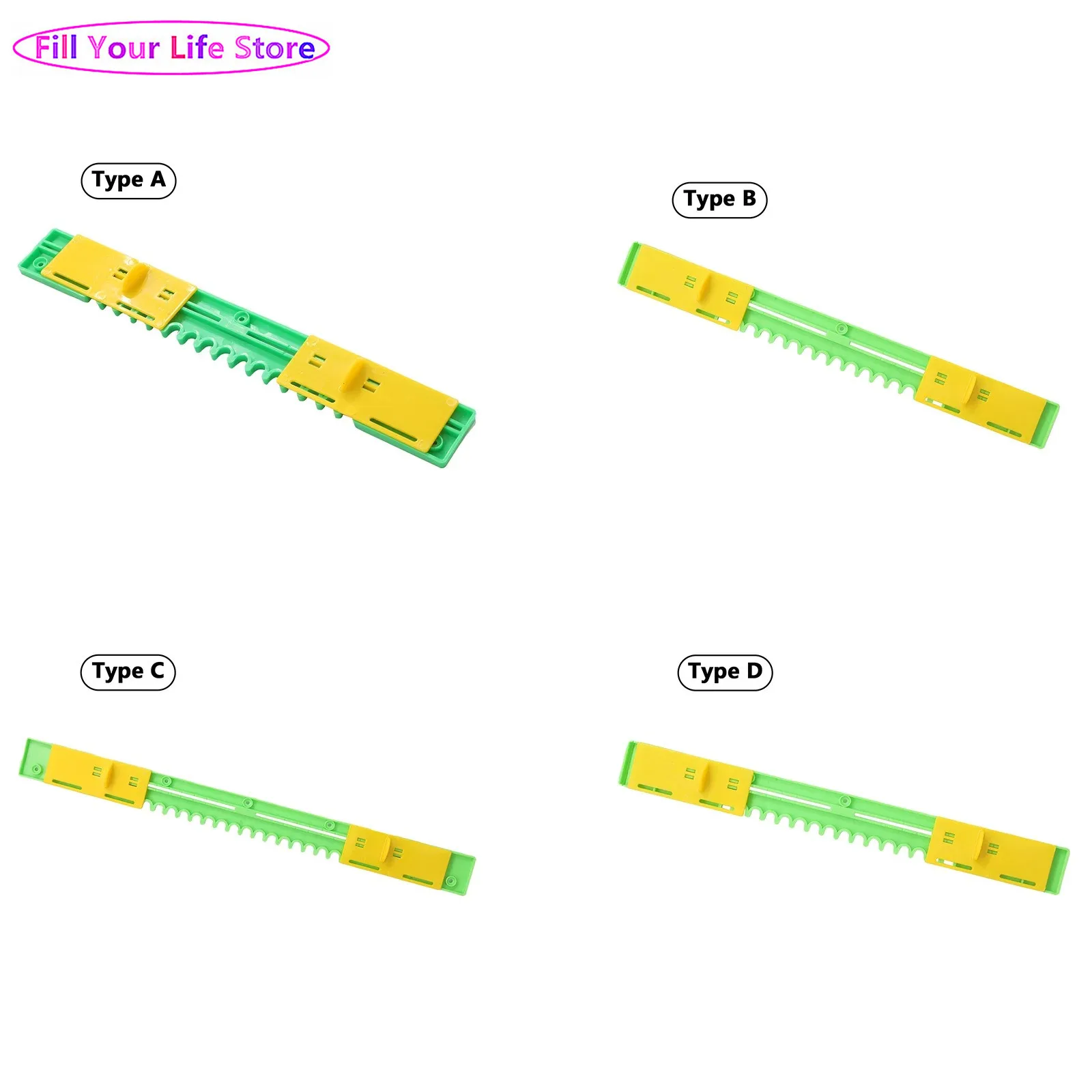 Plastic Beehive Nest Door Tool Durable Multi-functional Beehive Double Sliding Nest Door Tool for Beekeeping