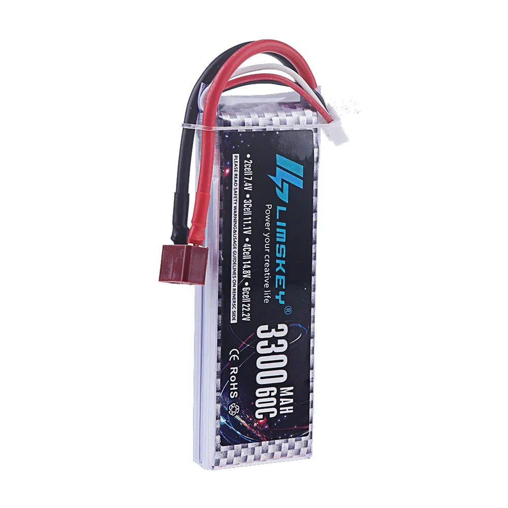 3S 11.1V بطارية ليبو ل 3300mAh 60C مع XT60 DEANS T XT30 JST التوصيل ل RC طائرة كوادكوبتر الطائرة بدون طيار FPV قارب هليكوبتر