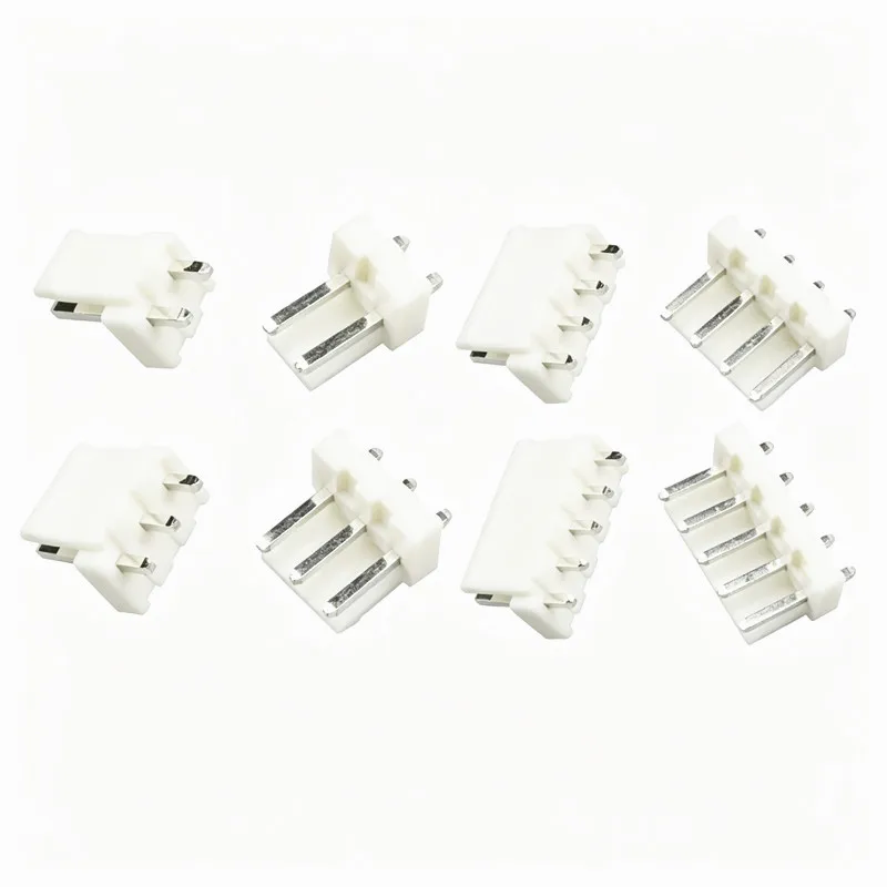 50Pcs VH3.96mm Pitch Straight Needle Socket Curved Needle Socket 2P 3P 4P 5P 6P 7P 8P 9P 10Pin Socket Connector