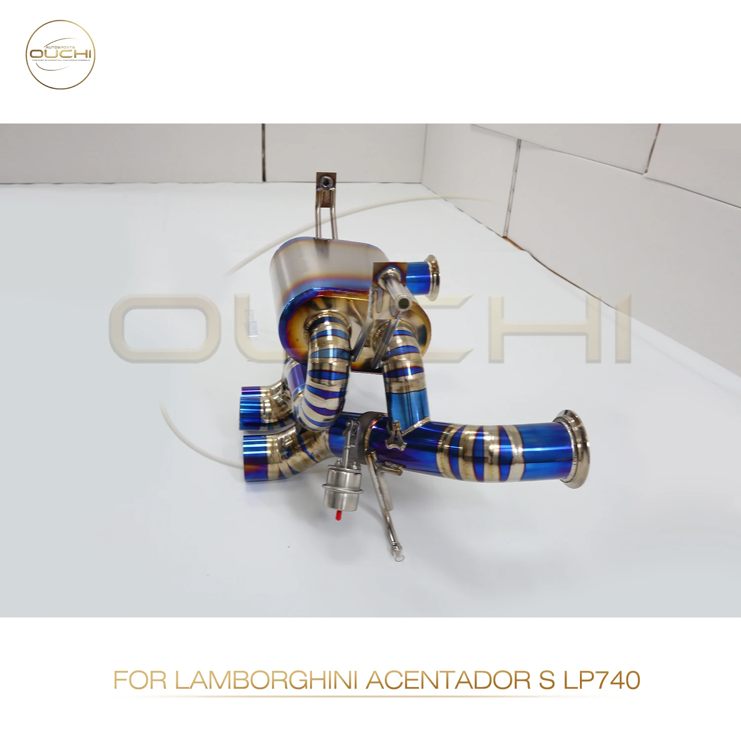

OUCHI High Performance Catback for Lamborghini Acentador S LP740-4 TC4 Car Vacuum Valve Exhaust Muffler Auto Parts