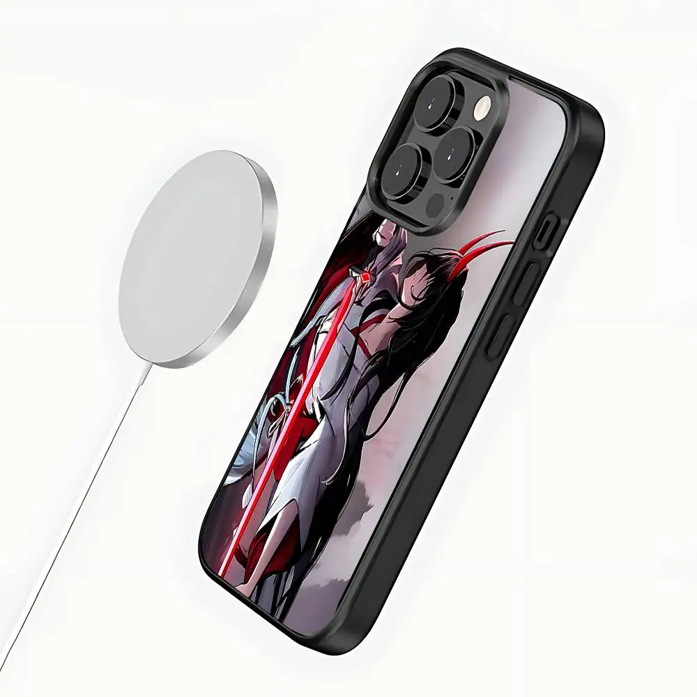Phone Case For iPhone 17,16,15,14,13,12,11,Pro,Max,Plus,Mini,SE4,E A-Acheron Honkai Star Rail Magnetic Magsafe Wireless Charging