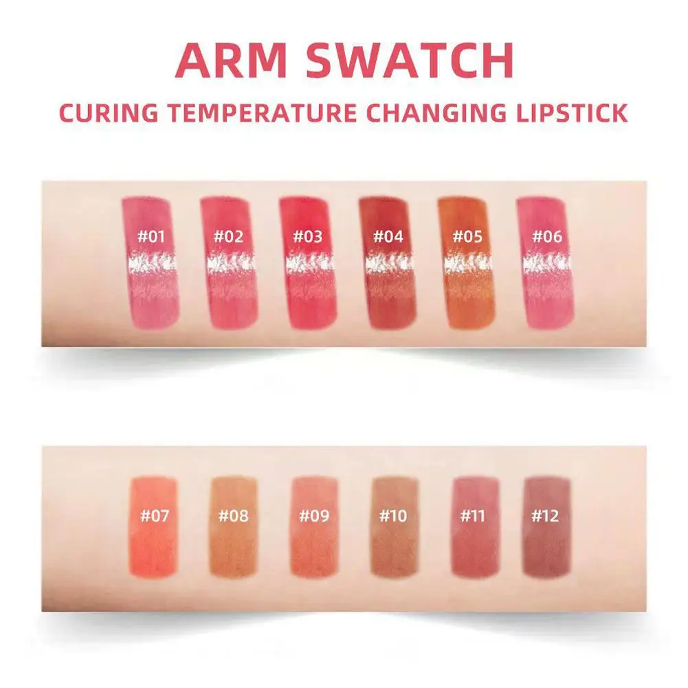 New Capsule Mini Lipstick Set Velvet Matte Waterproof Lip Glaze Sexy Nude Long Lasting Portable Solid Lip Gloss Makeup