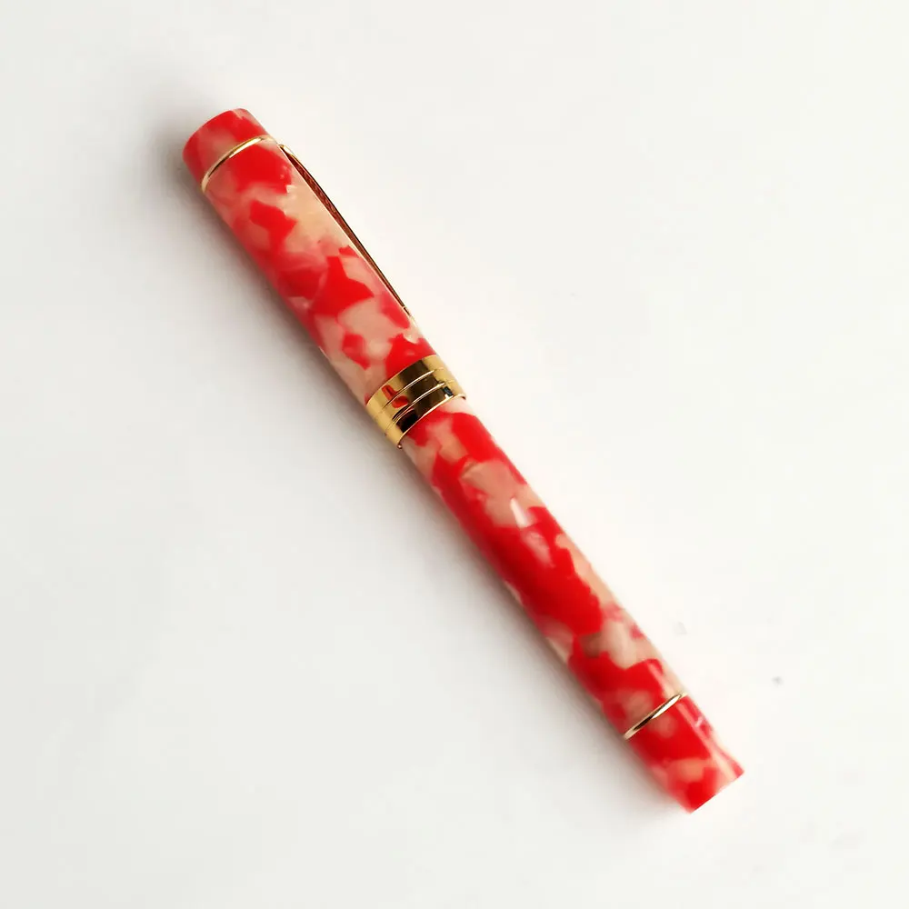 

Jinhao 100 Centennial Red koi Resin Fountain Pen EF/ F/ M/ Bent Nib Gift Pen