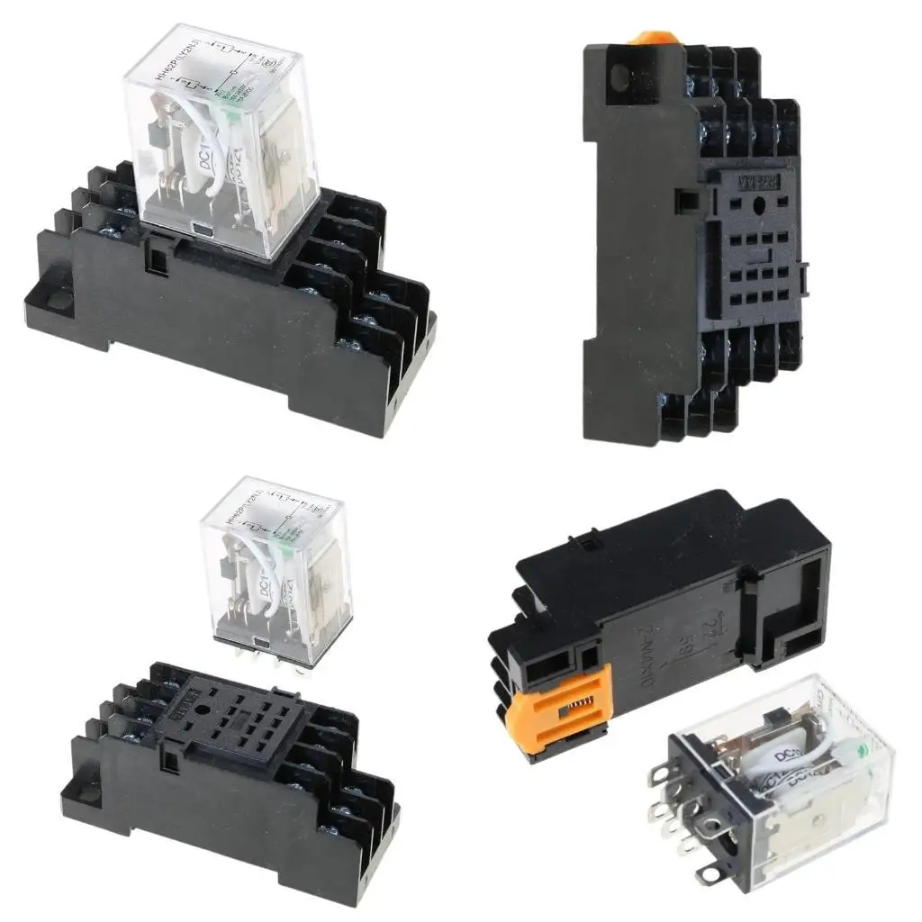 

Y1UD Intermediate Relays Relays Replacement 12V 10Amp Coils Power Relays with Socketed Base