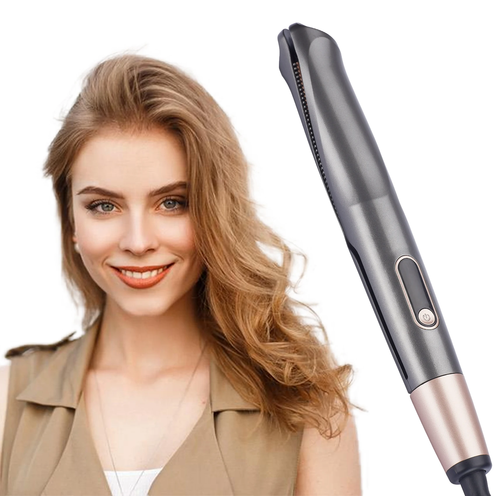 

Professional Hair Straightener Ceramic Ionic Iron Fast Heat-Up Hair Flat Iron Negative Ion Iron Hair Straightener Tool