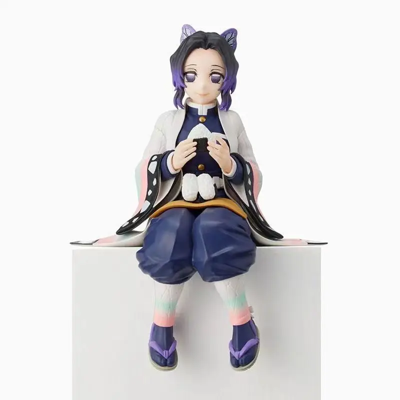 Demon Slayer Action Figures Ornaments Anime Nezuko Peripheral Gifts Shinobu Sitting Figure Tanjirou Computer Case Decorations