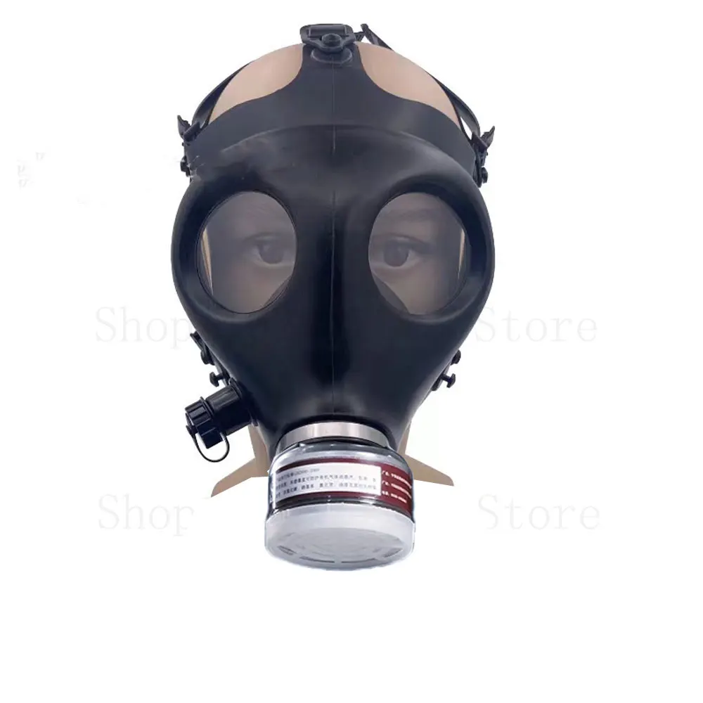 

4001 Industrial Safety Full Face Gas Mask Chemical Breathing-Mask Paint Dust Respirator Workplace Safety With Connecting Pipe