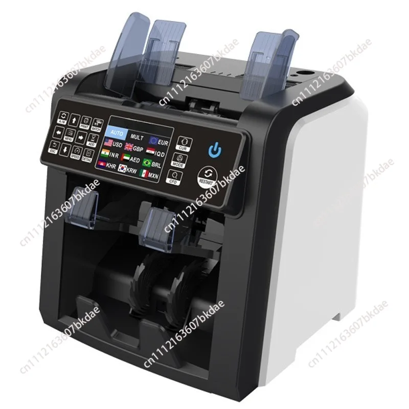 AL-950 Banknote Sorter with Fitness Detection & Dual CIS Sensors, Mixed Value Money Counter with Counterfeit Detection