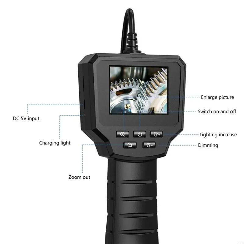 

R6FA Handheld Endoscope with Flexible probes Small Endoscope Automotive Repair Endoscope for Automotive & homes Inspection