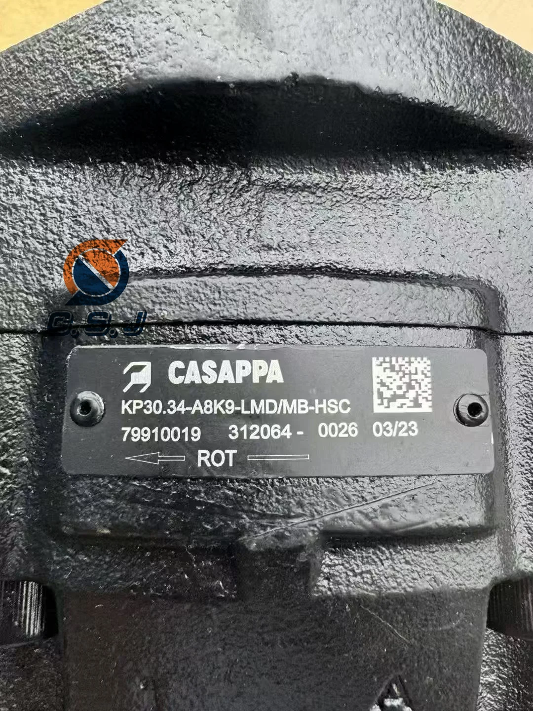 Hydraulic Gear Pump KP30.34-A8K9 79910019 KP30.34 Fan Pump for Casappa SDLG LG500 LG600 LG400 E6550F E6600F E6700F EC700B