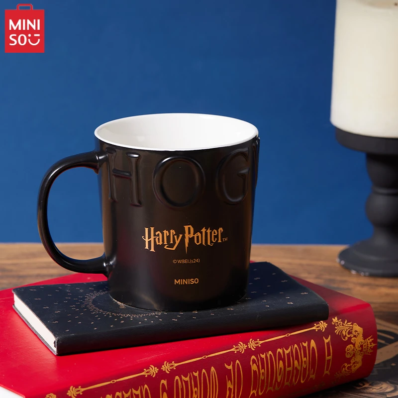 

MINISO Harry James Potter Series Ceramic Cup College Mug Home Breakfast Milk Black Cup Children's Toy Christmas Coffee Cup Gift