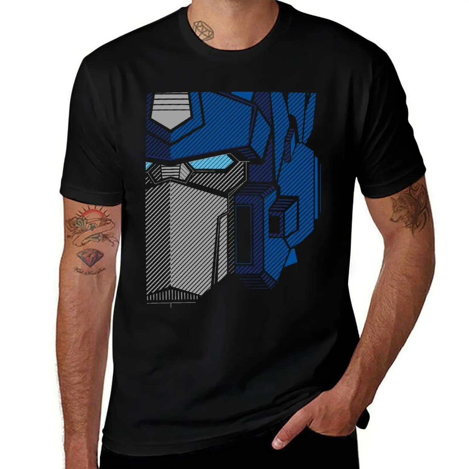 

026 Optimus full T-Shirt Large Size Casual Short Sleeve Top