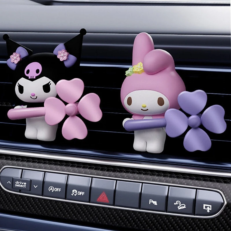 Sanrio My Melody Kuromi Pochacco Series Car Air Conditioner Air Outlet Aromatherapy Automotive Interior Decoration Accessories