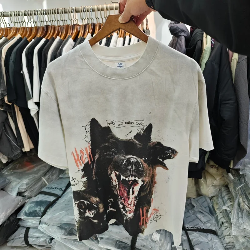 

Oversized Men's Streetwear T - Shirt with Vintage Worn - out and Distressed Look - Urban Fashion Essential