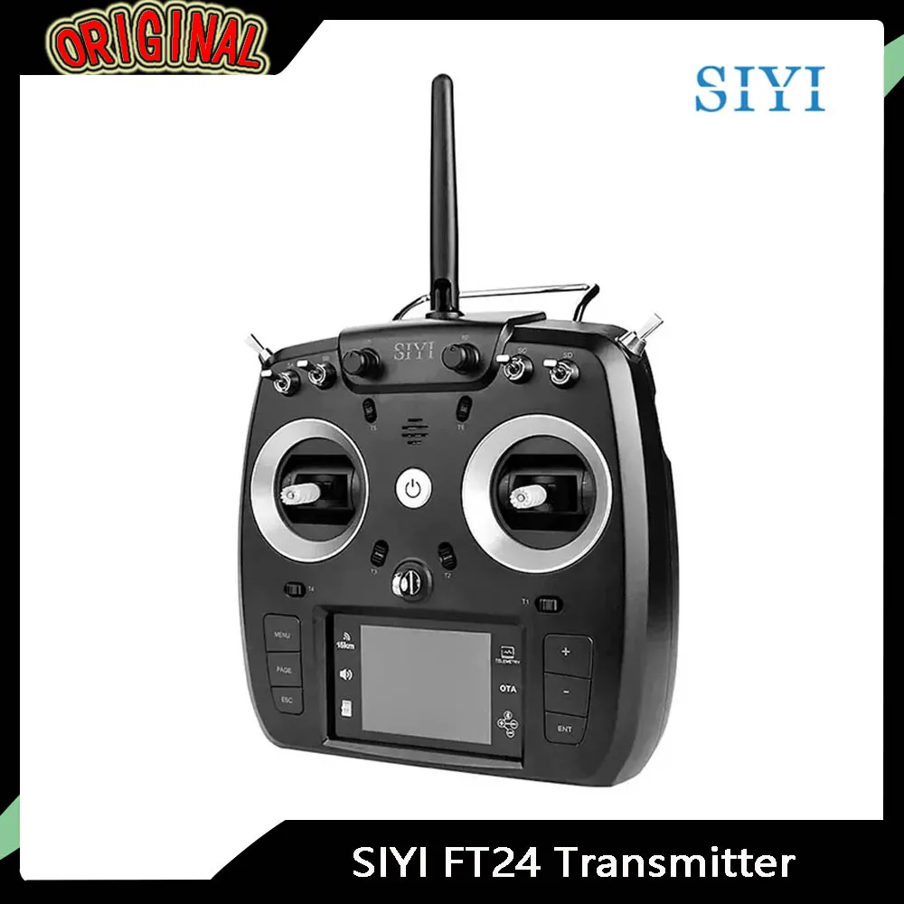 

SIYI FT24 2.4GHz 12CH 15KM Long Range Transmitter with FR/FR Mini OTA Receiver for External R9M/TBS Multi-protocol RF System RC