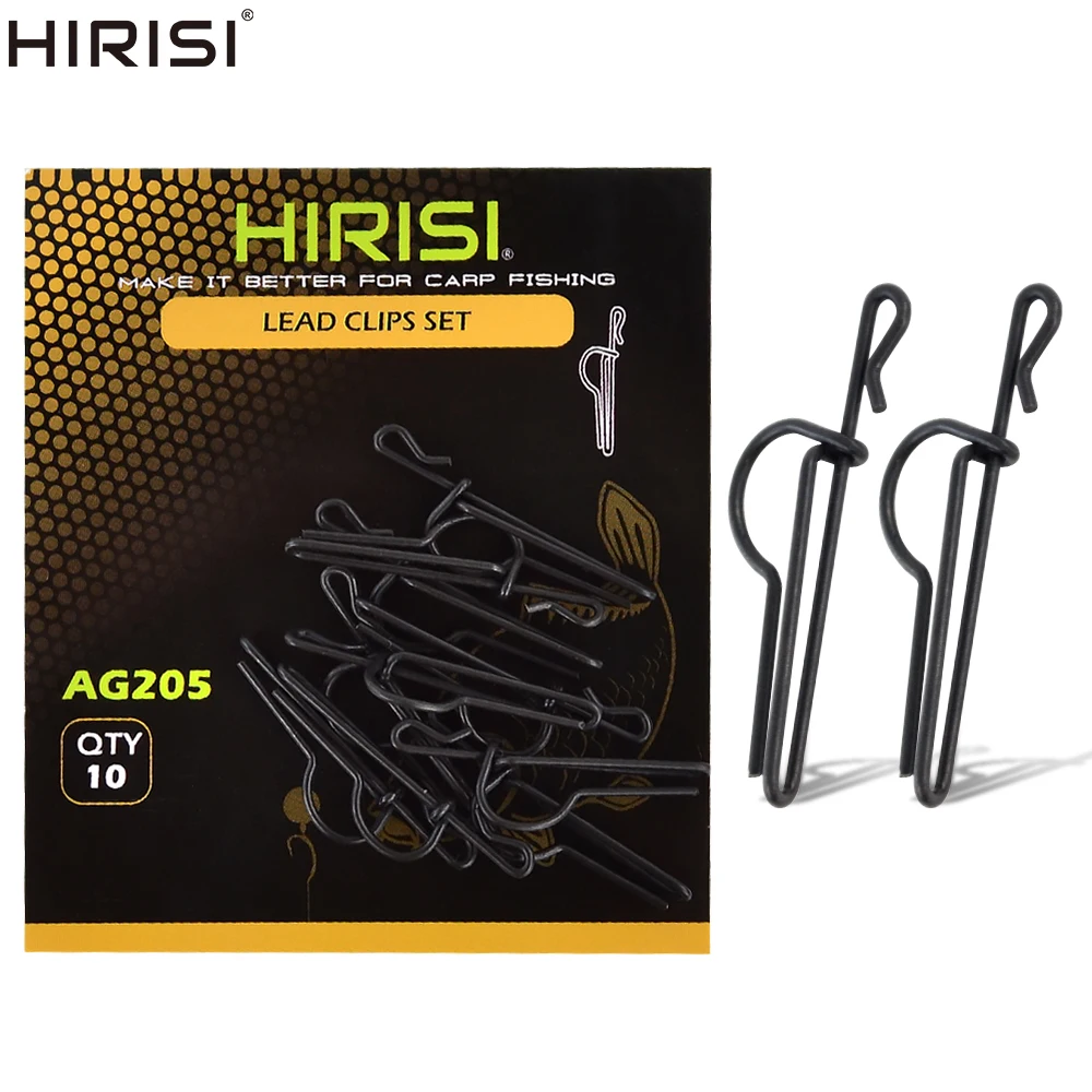 Hirisi 20pcs Carpa Pesca Clipes Troca Rápida Conector Snap Terminal De Pesca Enfrentar Acessórios AG205