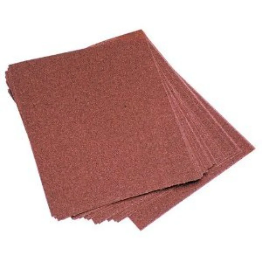 

314D Abrasive Sheet Maroon Durable Cloth Backing Aluminum Oxide Grit P60 Case of 250