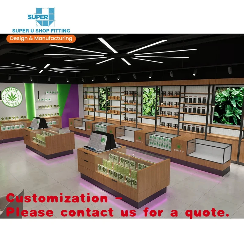 

Customize.Customized Shop Cabinet Exhibition Hall Smoke Shop Decoration Design Cigar Display Cabinet