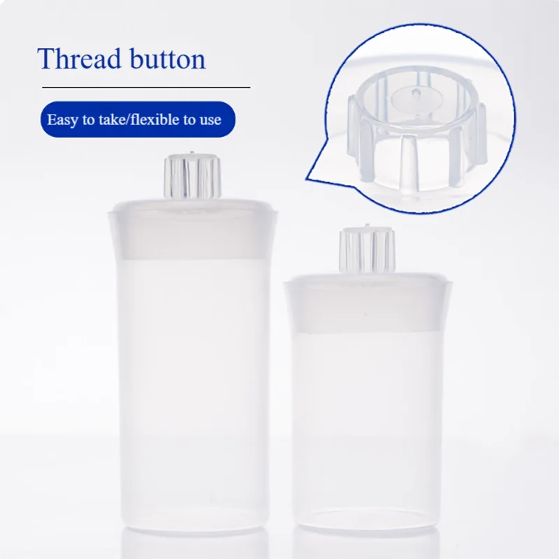 Garrafa de pesagem de plástico selada garrafa de plástico alta garrafa de recipiente de pesagem plana 32*40 32*62 20/50/70ml