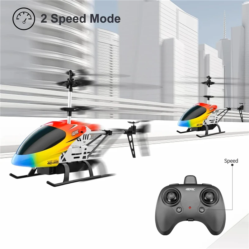 Remote Control Helicopter M5 Altitude Hold 3.5 Channel RC Helicopters with Gyro Indoor Flying Airplane Drone Toy Christmas Gift