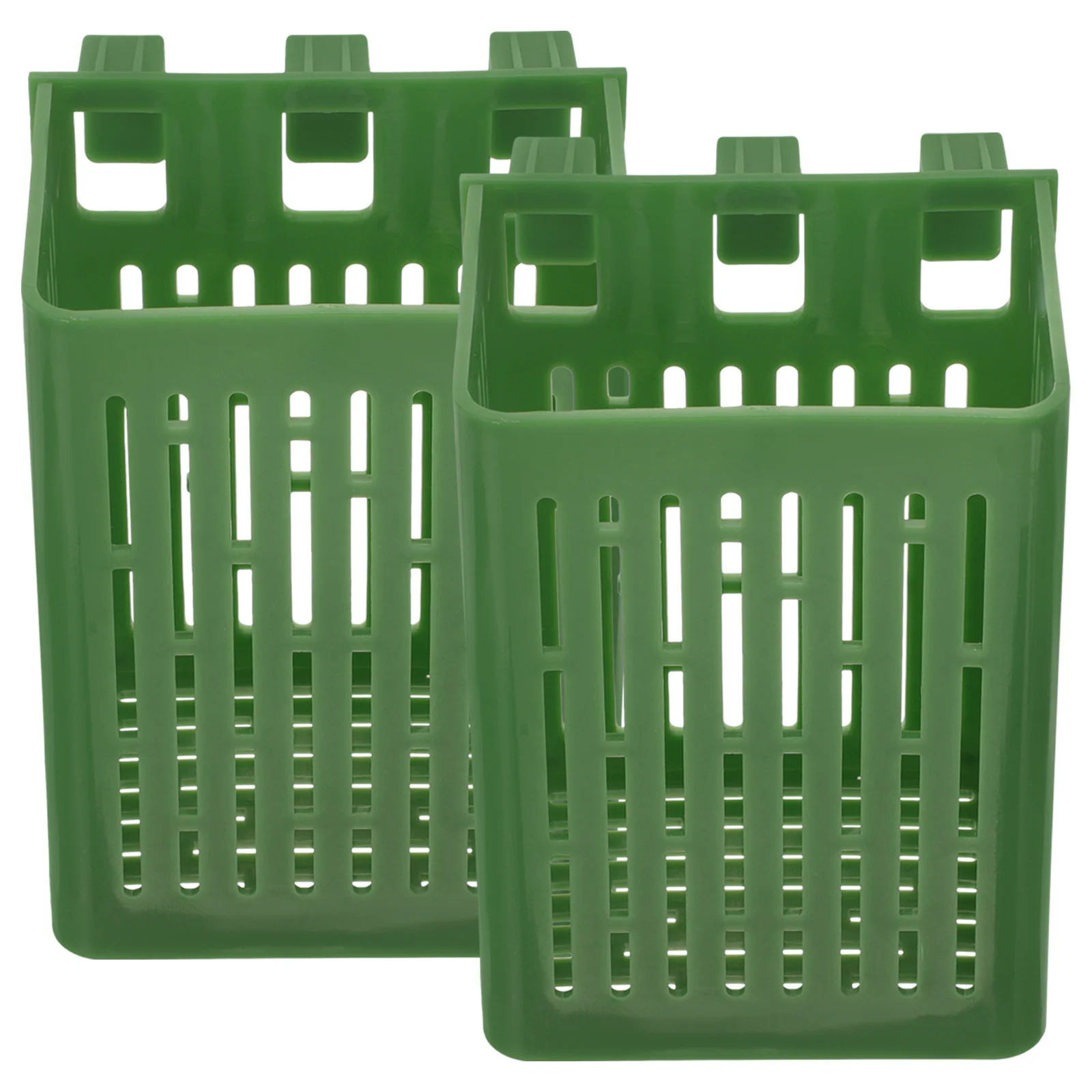 

2Pcs Plastic Water Plant Basket Hydroponic Hanging Net Pots Fish Tank Plant Holder Durable Ventilated Root Aeration
