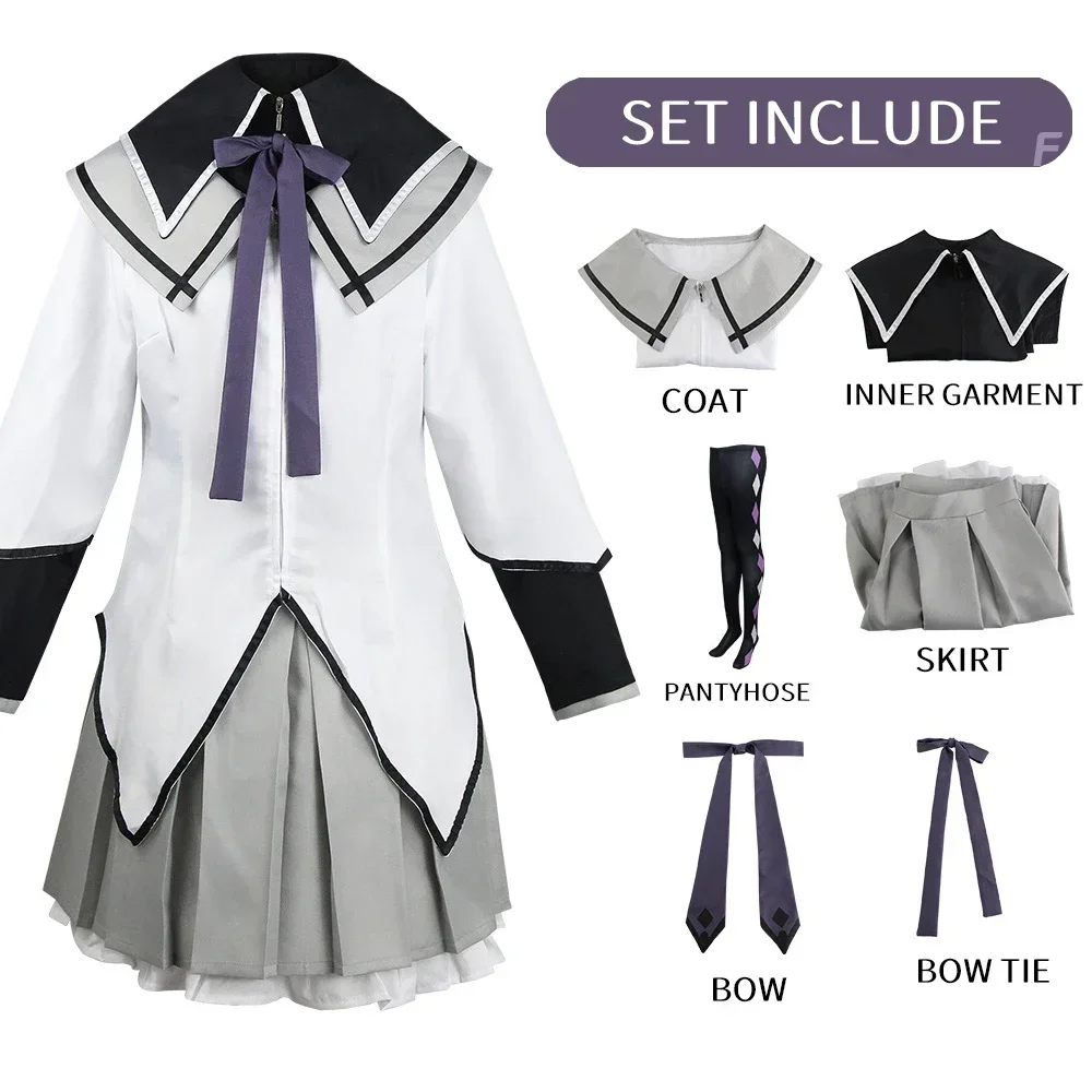 

2026 Akemi Zones ura Cosplay Costume pour femme, Ame, Ame, Halloween, Jeu, Carnaval, Uniforme, Puella, Magi, Adulte
