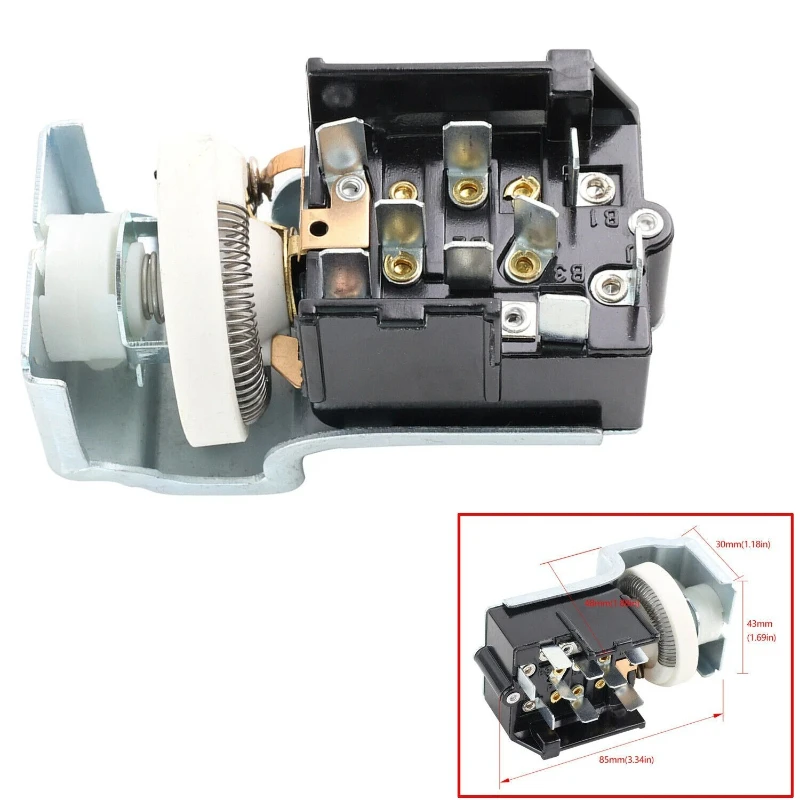 Headlight bulb control mount switch for plymouth chrysler dodge jeep pickup