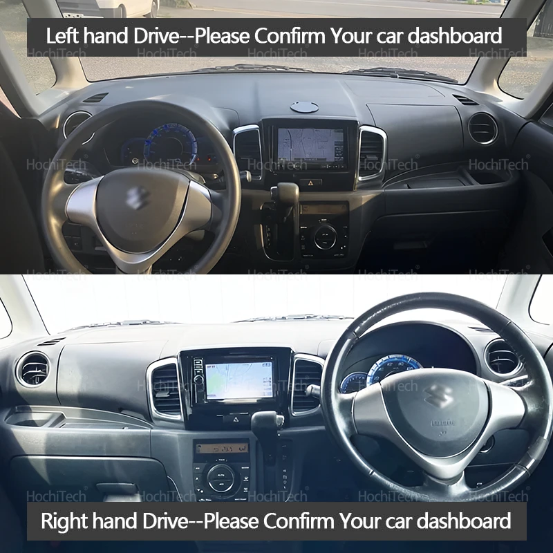 For Suzuki Spacia MK1 MK32S MK42S 2013-2017 Car Dashboard Cover Avoid Light Pad Instrument Platform Cover Mat Carpet Accessories