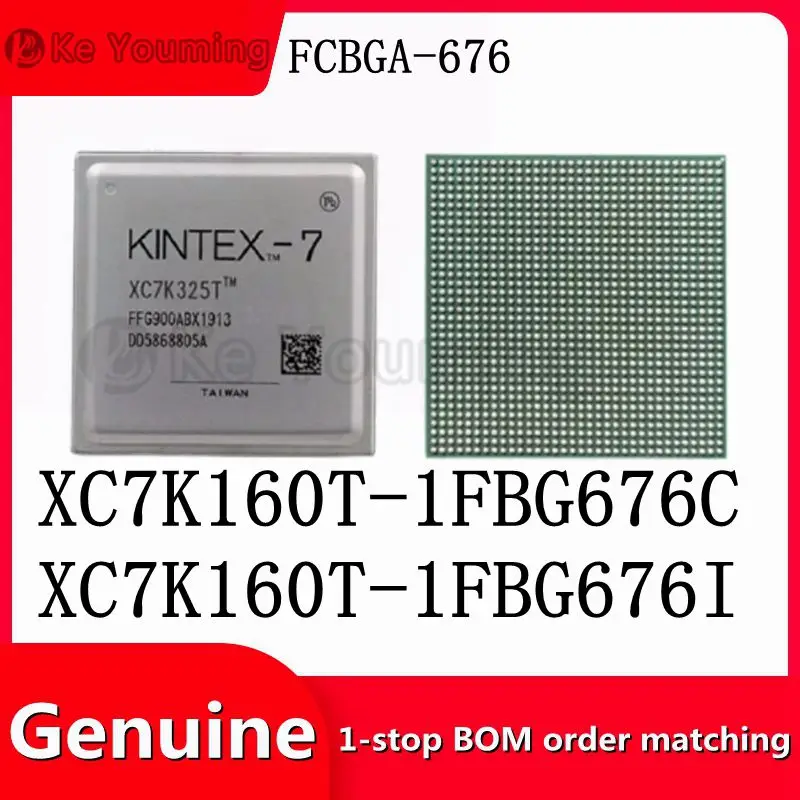 Integrated Circuit IC, XC7K160T-1FBG676C, XC7K160T-1FBG676I, FCBGA-676, FPGA - Field Programmable Gate Array, IC