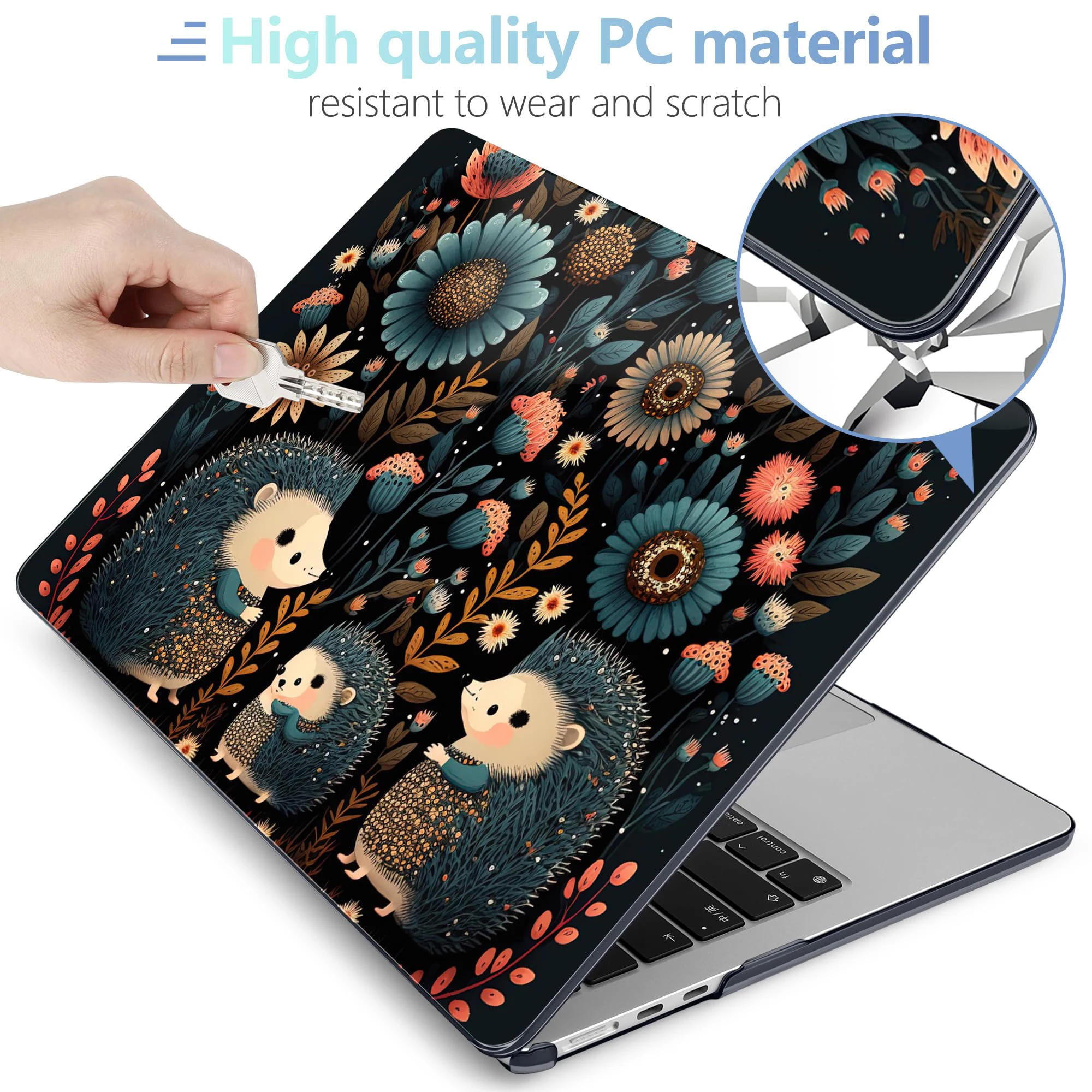 New Laptop Case For Macbook M3 Air Pro/Max 16 14 13 inch A3113 A2337 A3114 A2338 A2442 A2941 Touch bar/ID 11 12 15.3 inch case