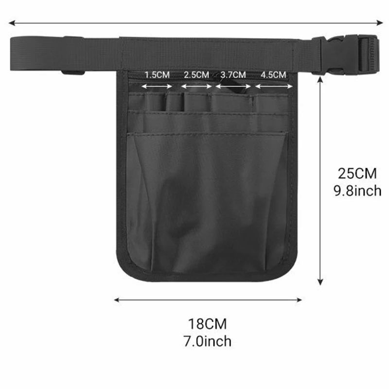 Набор парикмахерских инструментов, большая вместительная водонепроницаемая многофункциональная поясная сумка для медсестры, сумка для хранения инструментов для парикмахера, поясная сумка для ухода за домашними животными