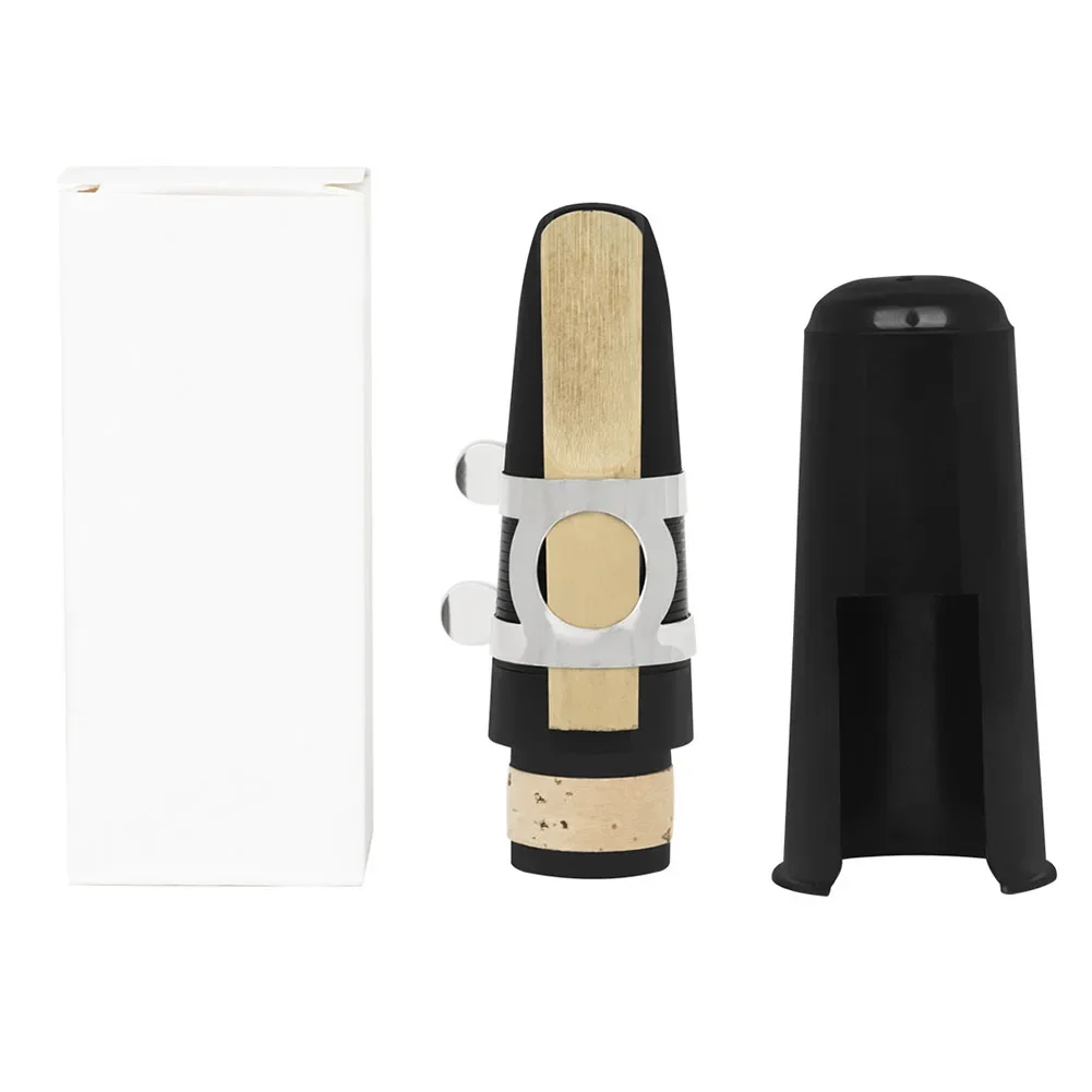 4 PCS Set Clarinet Mouthpiece Clarinet Mouthpiece Black Clarinet Mouthpiece Kit With Ligature Reed New Style Musical Instrument