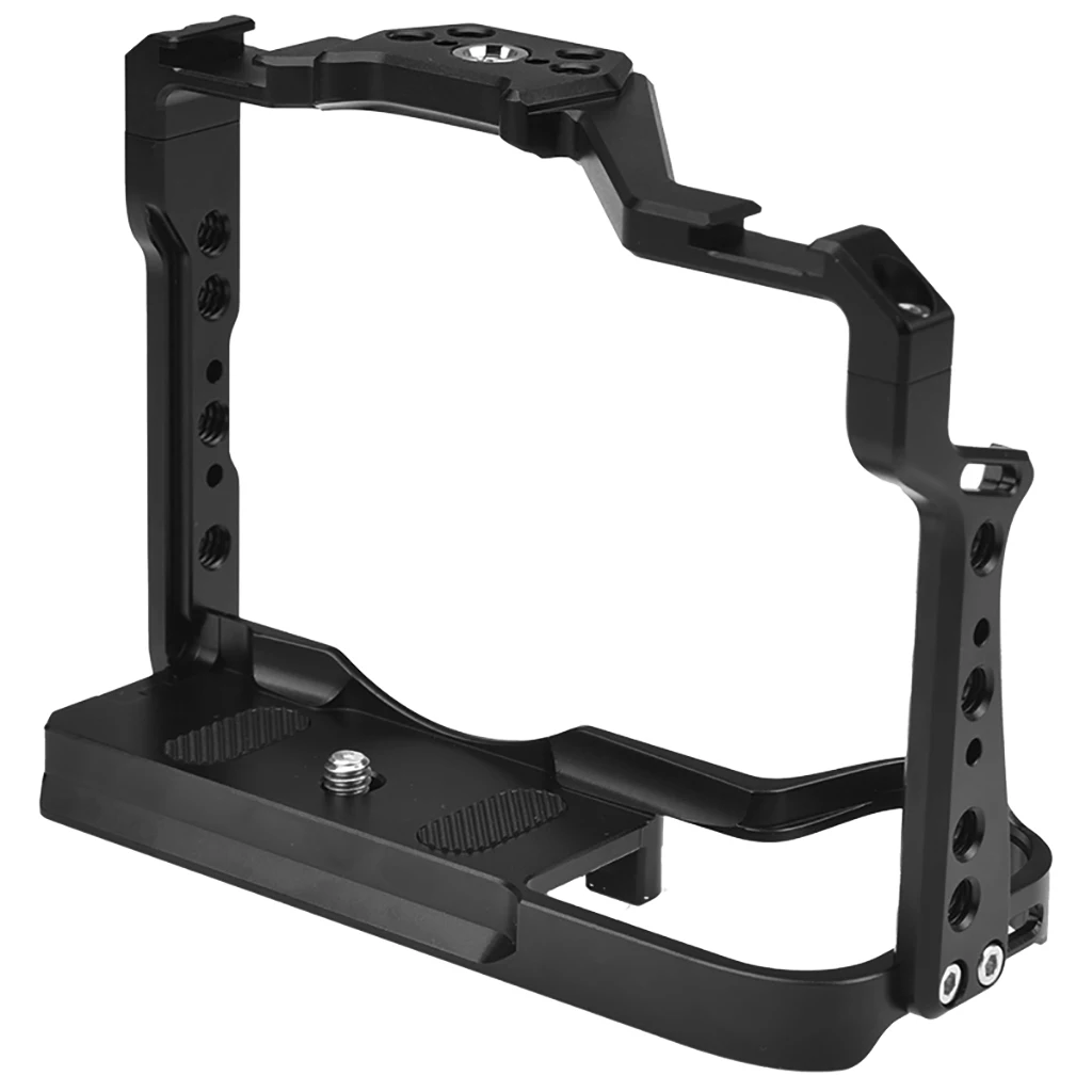 Für Canon EOS R8 DSLR Kamera Käfig Rig Top Griff Grip Kalten Schuh Montieren 3/8 "1/4" ARRI Stativ video Schutz Gehäuse Fall – Detail 36