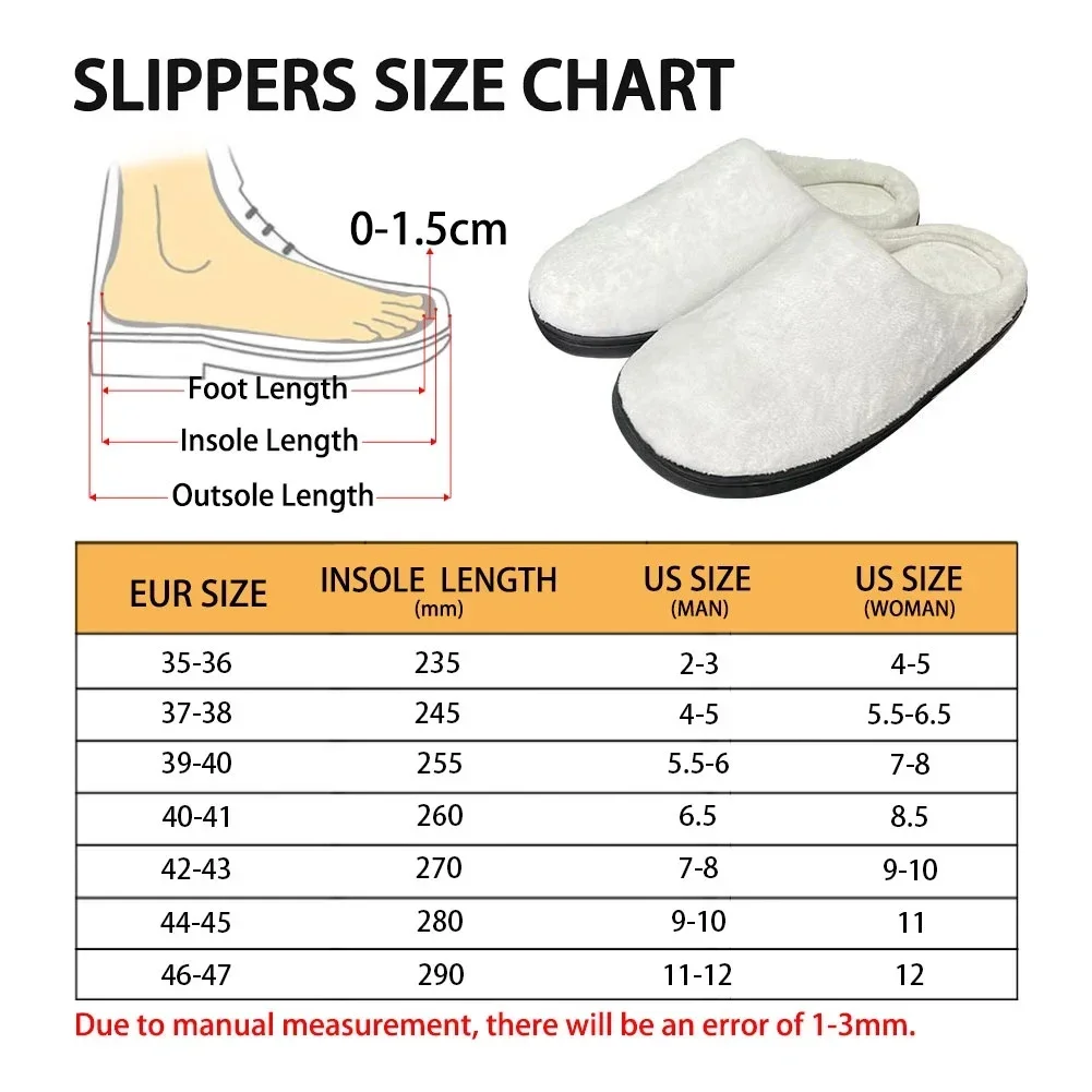 Born To Run Home Cotton Custom Slippers Mens Womens Sandals Bruce Springsteen Plush Bedroom Keep Warm Shoes Thermal Slipper