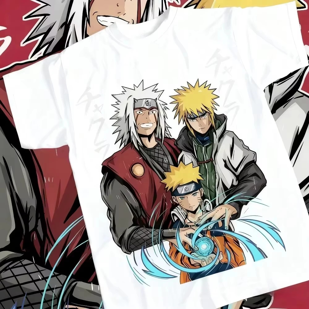 2026 New Summer Cotton Men T-Shirt Itachi Uchiha Jiraiya Anime Manga Style Shirt Style Shirt All Size Men Cotton Tshirt