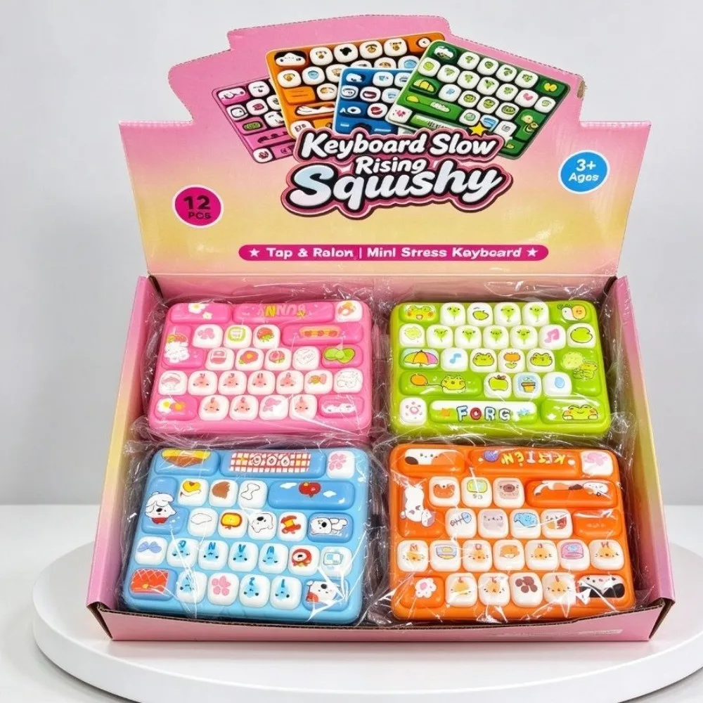Pinch Toy 26-Key Fidget Keyboard Toy Slow Rebound Cartoon 26-Key Squishy Toy 26-Key Squeeze Toy Party Favors