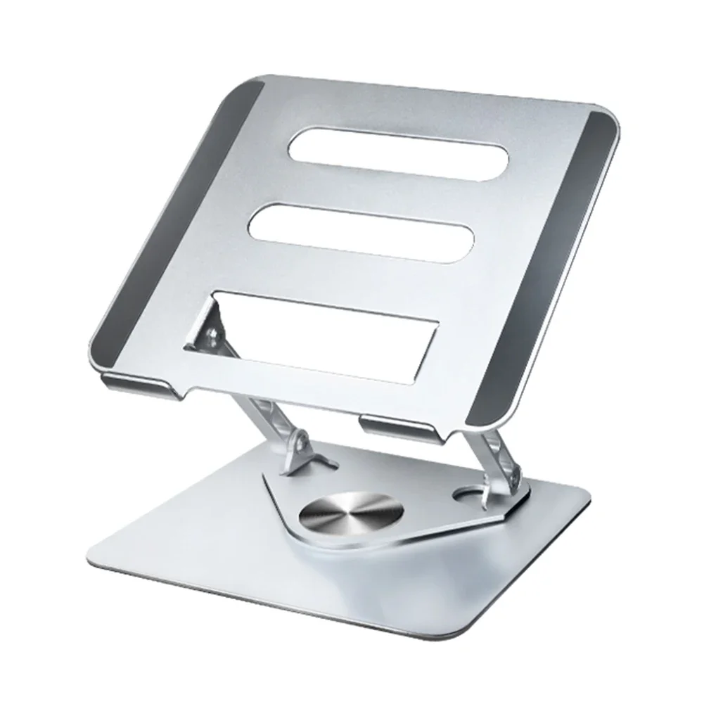 Tablet Stand 360° Rotation Foldable Bracket Hollowed Notebook Desktop Holder for iPad Phone Xiaomi Laptop Below 17 Inches