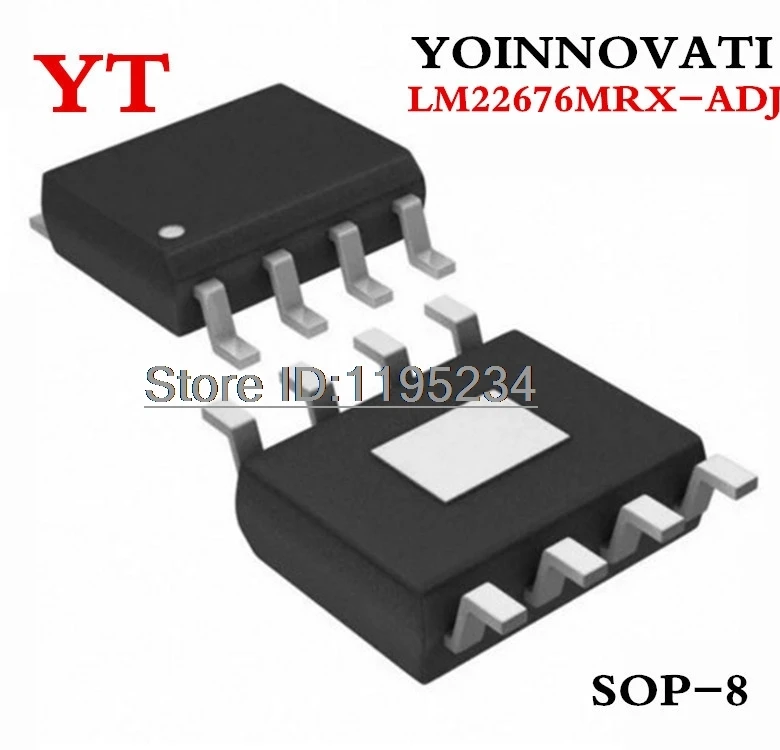 

50pcs/lot LM22676MRX-ADJ LM22676MRX LM22676 LM22676MRXADJ REG BUCK ADJ 3A 8SOPWRPAD IC Best quality.