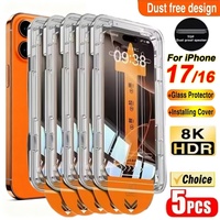 1-5PCS 8K Dust Free Easy Install Screen Protector For Xiaomi 15T Pro 14T 13T 12T 11T 11 Lite 5G Ne 12 13 14 10T Tempered Glass