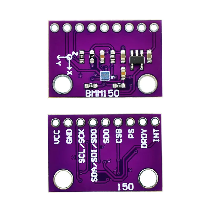 MCU-150 BMM150 Triaxial Geomagnetic Sensor Magnetic Inductance Strength Magnetometer Electronic Compass Magnetometer Diy Kit