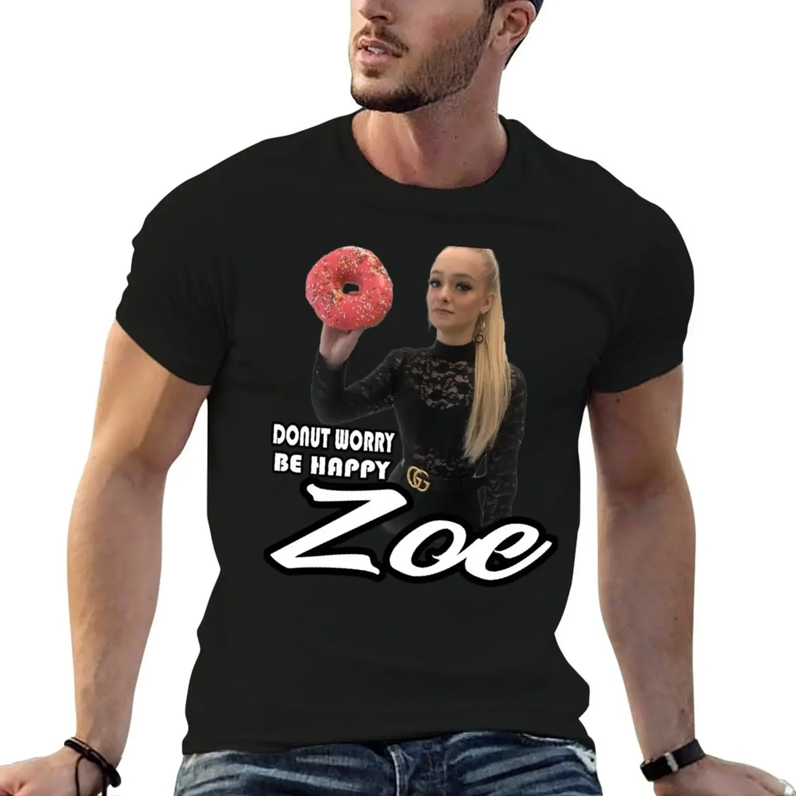 Zoe Laverne Zonut Zody T Shirt Zody Hoodies Zonuts Zody Merch T-Shirt hippie clothes graphics Men's cotton t-shirt