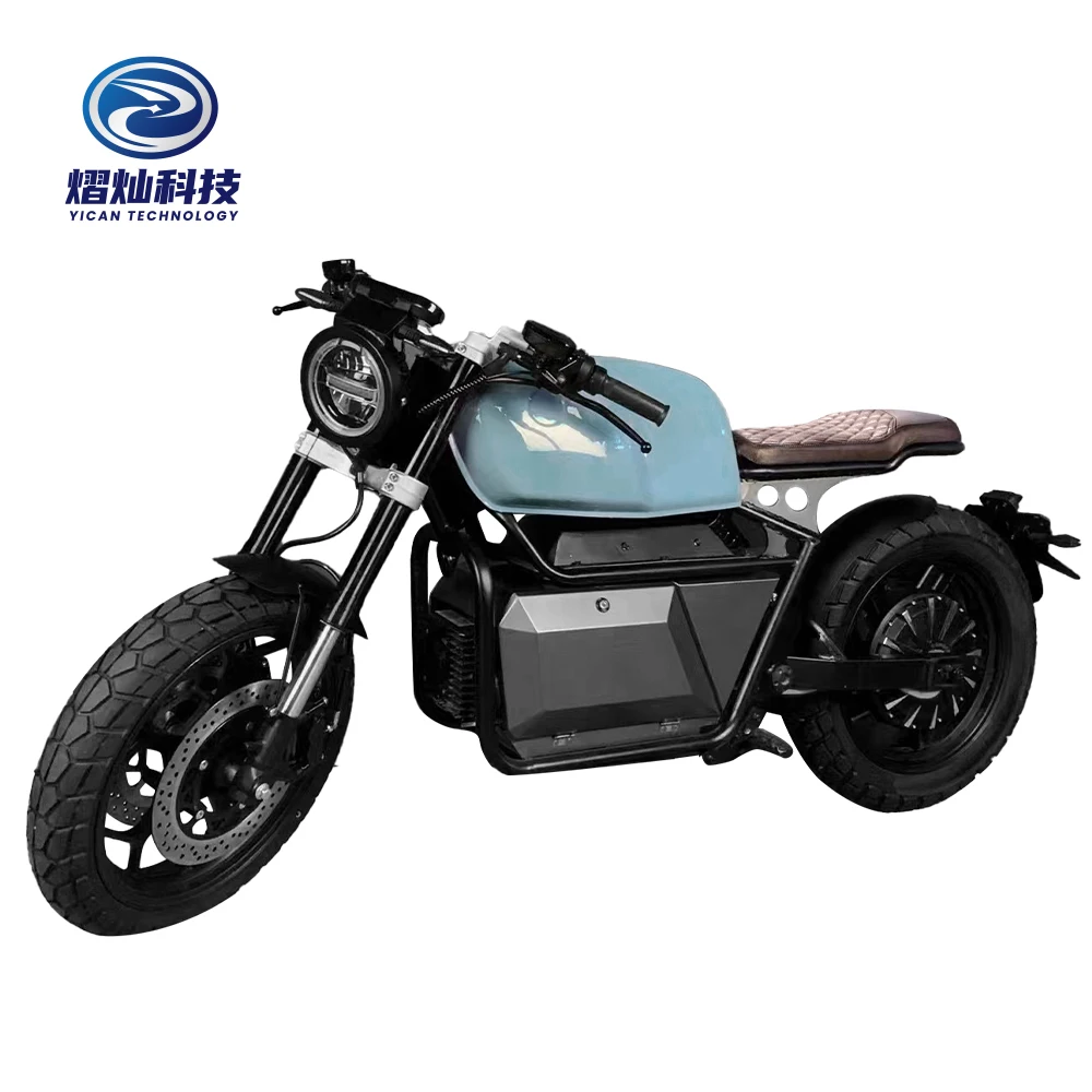 ER200 DDP Wuxi Advanced Technology 4000w 72v 60ah Retro Style Electric Motorcycle