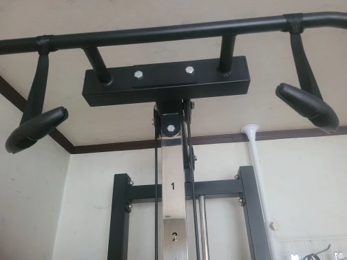 Ergonomic Tricep Rope Pulldown Attachments, Versatile Triceps Rope Cable Attachments for Gym LAT Pull Down Bar for Cable Machine photo review