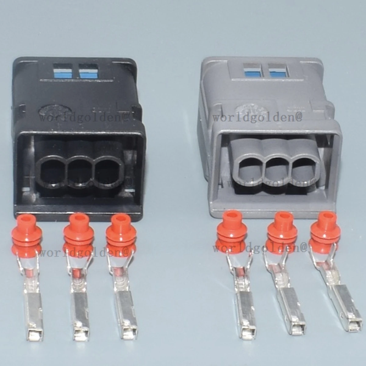 1W7T-14A464-MA 3Pin Paired Auto Joint Connector for Cars & Motorcycles, Secure Circuit Links And Renew Aged Connection Parts