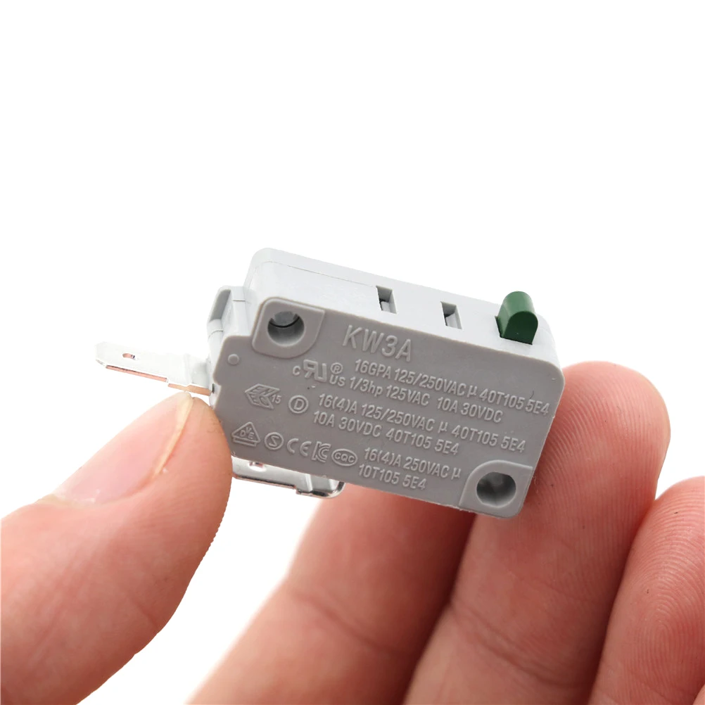 1PC 16A 250V AC KW11-3Z Micro Switch Microswitch Plastic 2 Feet Limit Switch For Microwave Washing Machine 3cmX1.5cmX1cm