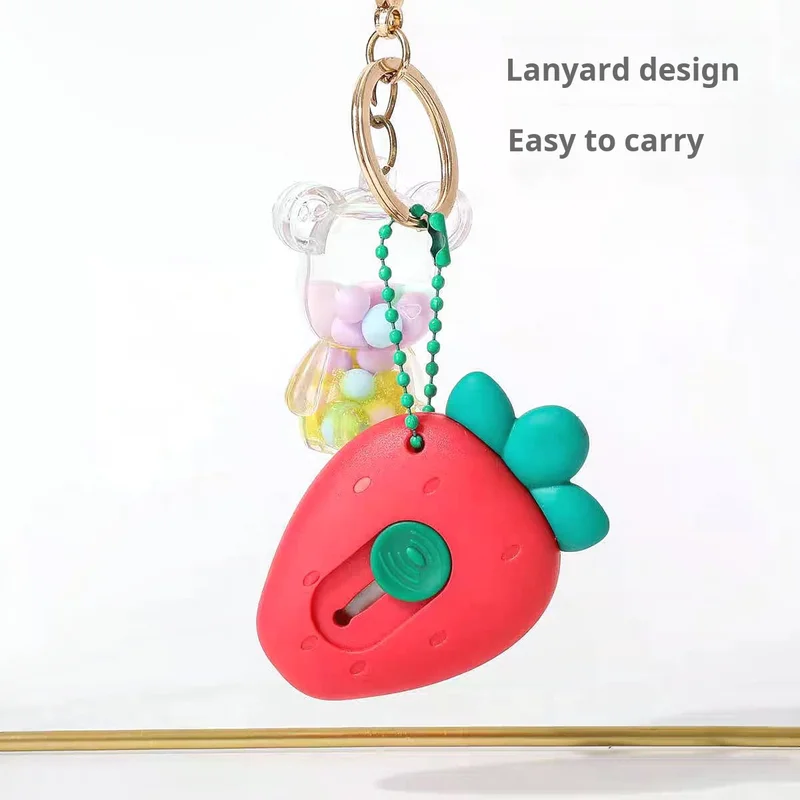 3Pcs Cute Portable Mini Avocado Strawberry Fruit Art Utility Knife Express Box Knife Paper Cutter Craft Wrapping Tools