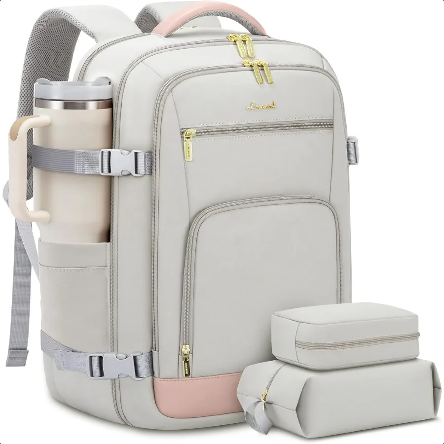 

Travel Backpack For Women 40L Carry On Backpack Flight Appd TSA Personal Item Travel Bag Fits 17 Inch Laptop Busin Weekender Ov