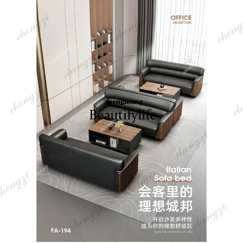 d5556 Guest Negotiation Office Sofas Lounge Area Wood Coffee Office Sofas Interior Cosmetic Office Furniture Gado Mai Matasai